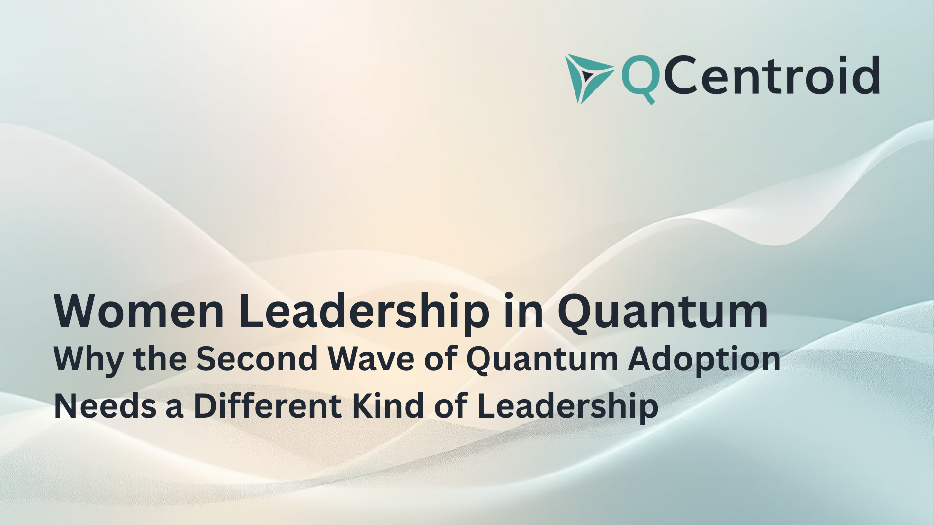 Women Leadership in Quantum
